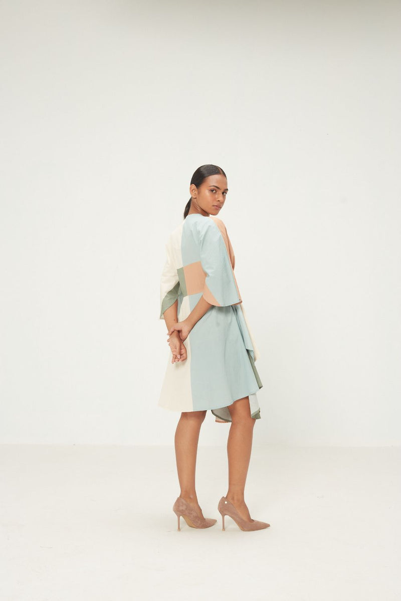 Maris Dress poplin by Khara Kapas in multi for women Worldwide