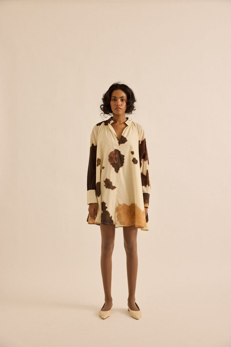 Cocoa Dress mul by Khara Kapas in brown for women Worldwide