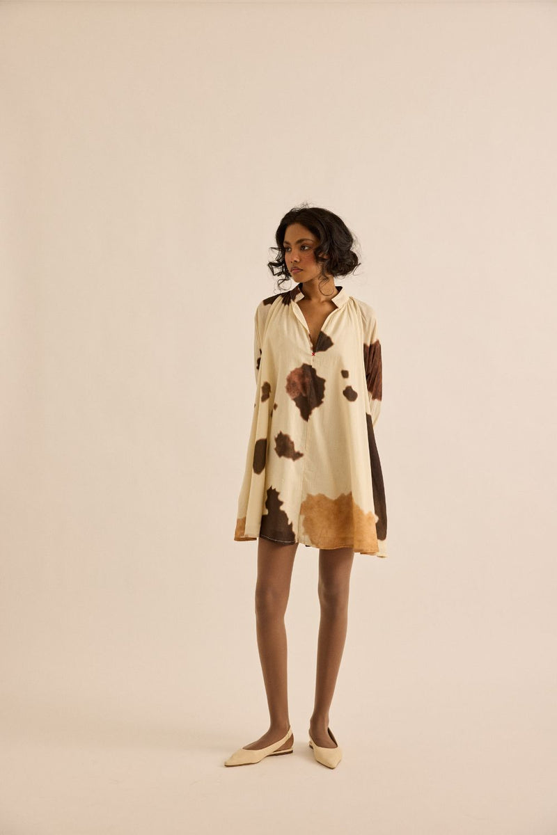 Cocoa Dress mul by Khara Kapas in brown for women Worldwide