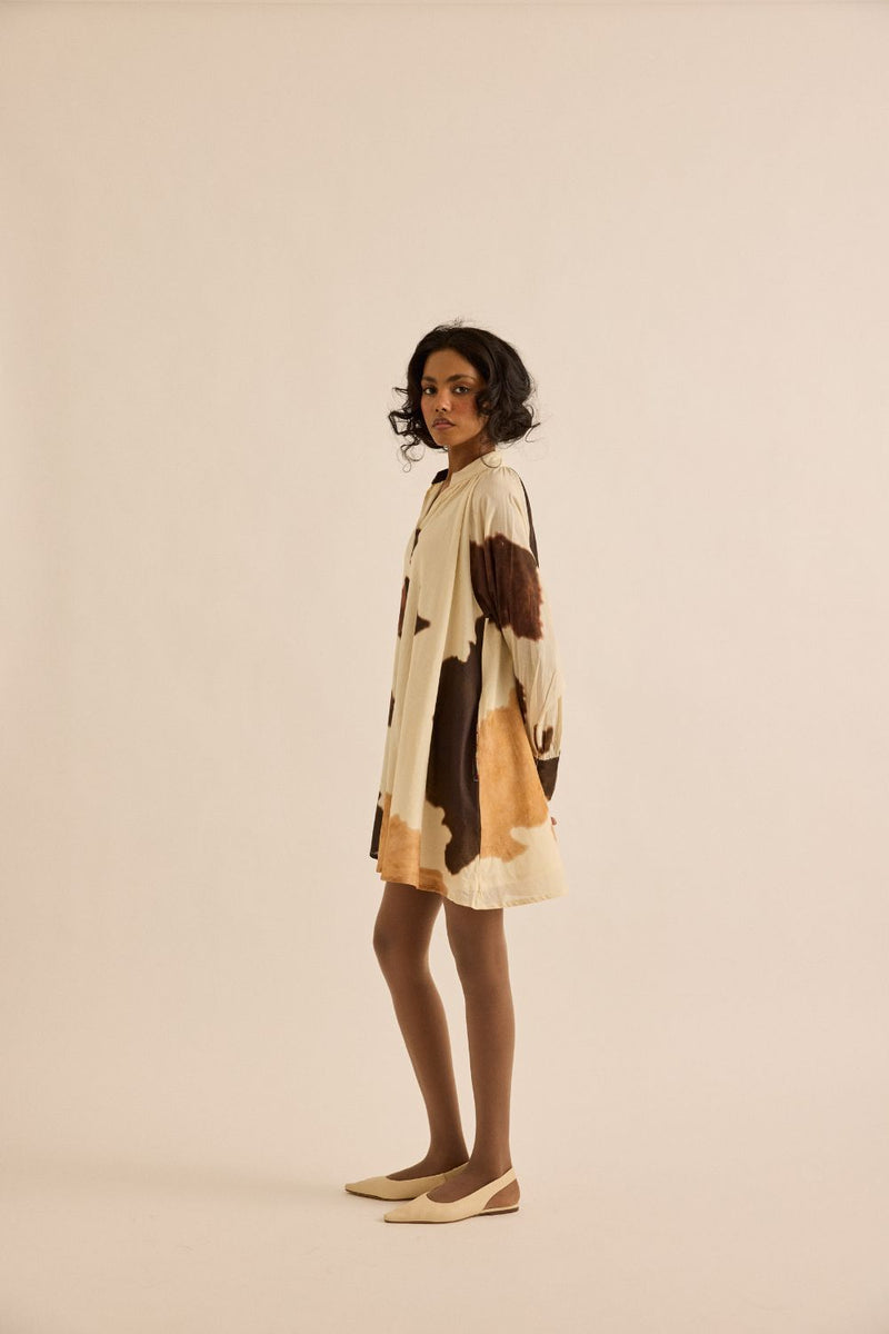 Cocoa Dress mul by Khara Kapas in brown for women Worldwide