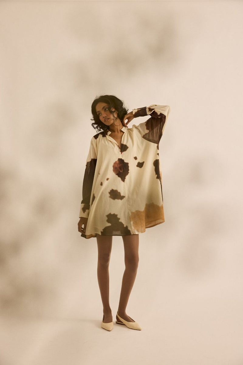 Cocoa Dress mul by Khara Kapas in brown for women Worldwide