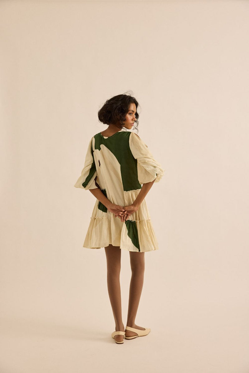 Primal Dress mul by Khara Kapas in green for women Worldwide