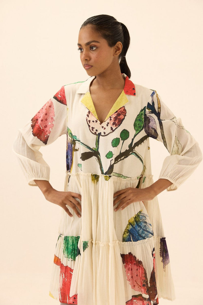 Wall Flower Dress mul by Khara Kapas in multi for women Worldwide