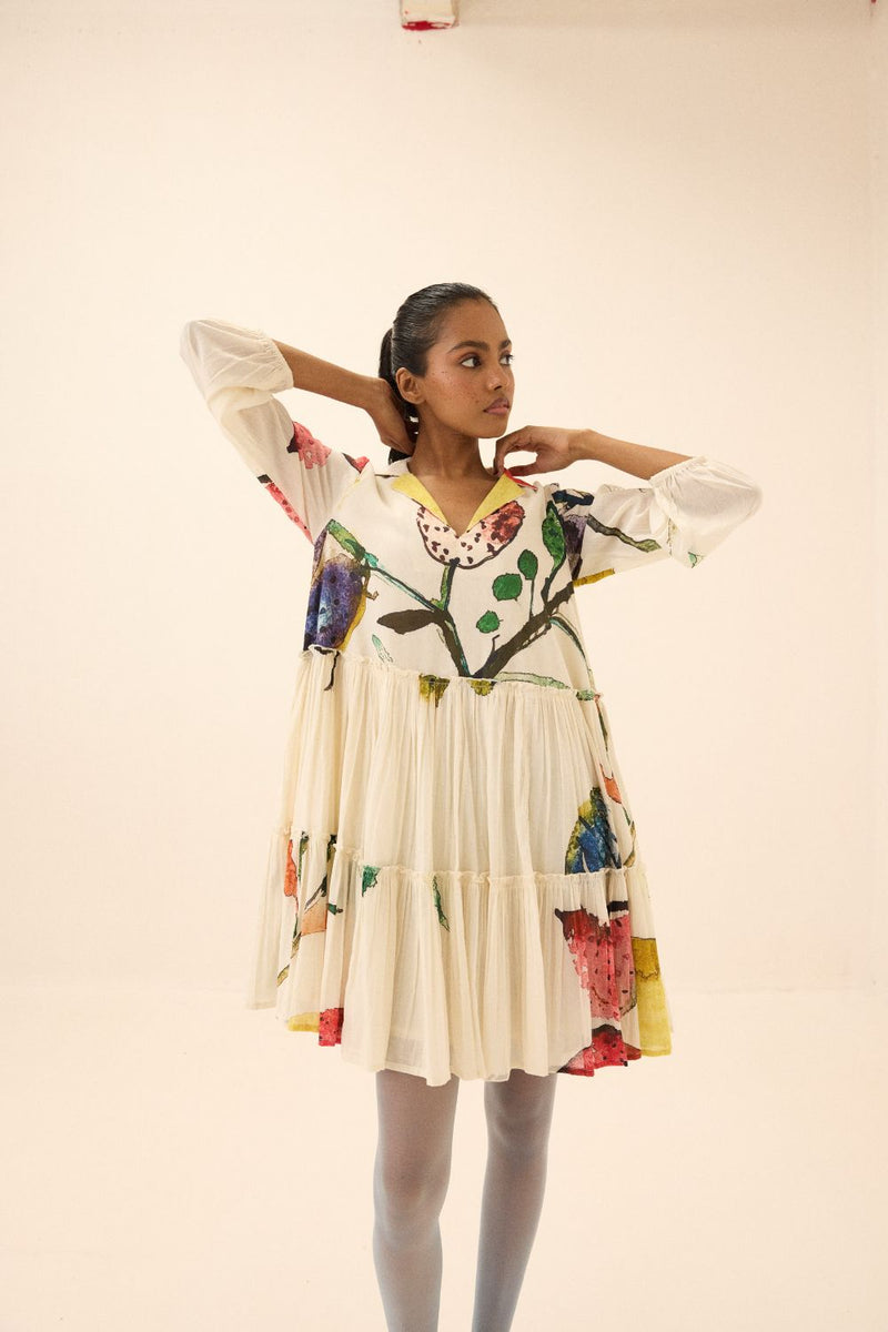 Wall Flower Dress mul by Khara Kapas in multi for women Worldwide