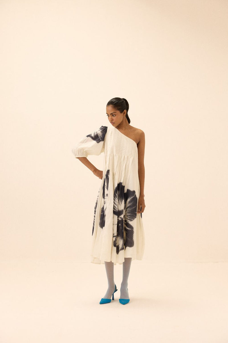 Iceberg Dress mul by Khara Kapas in black for women Worldwide