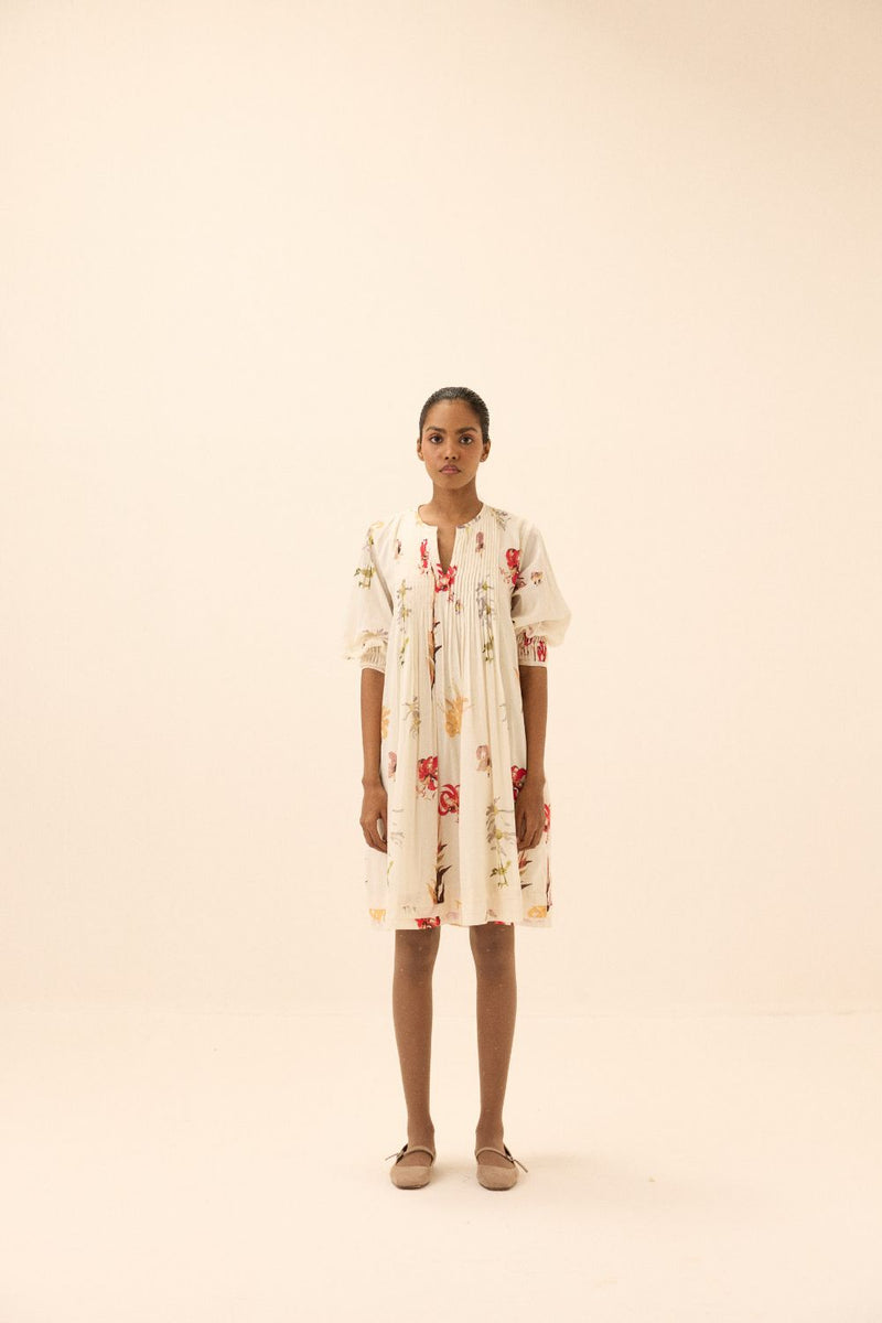 Fleurette Dress mul by Khara Kapas in multi for women Worldwide
