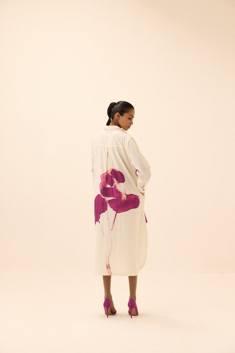 Damson dress mul by Khara Kapas in multi for women Worldwide