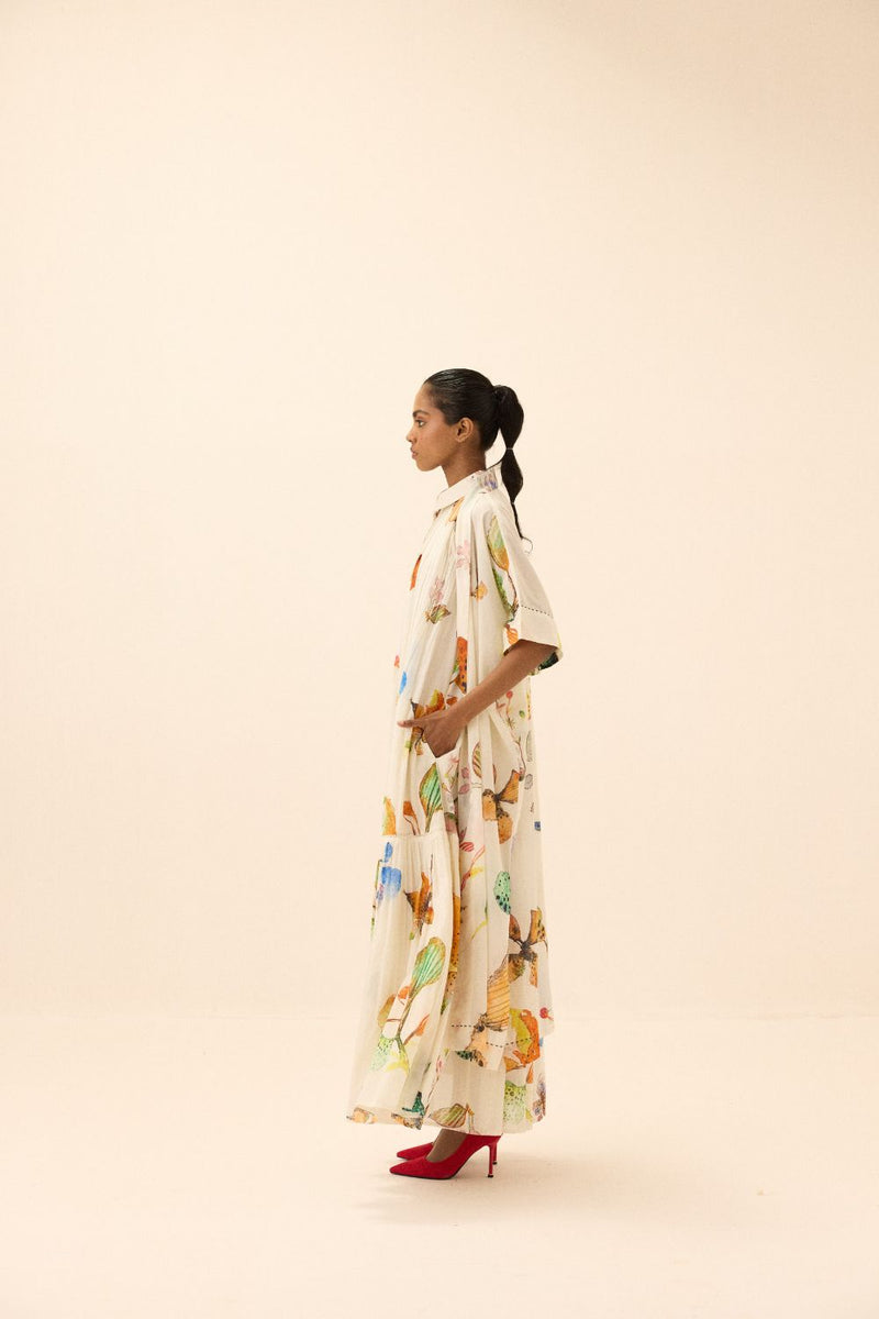 Ivy Bloom Shrug mul by Khara Kapas in multi for women Worldwide