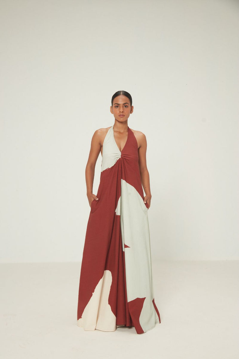 Geru Jumpsuit poplin by Khara Kapas in red for women Worldwide