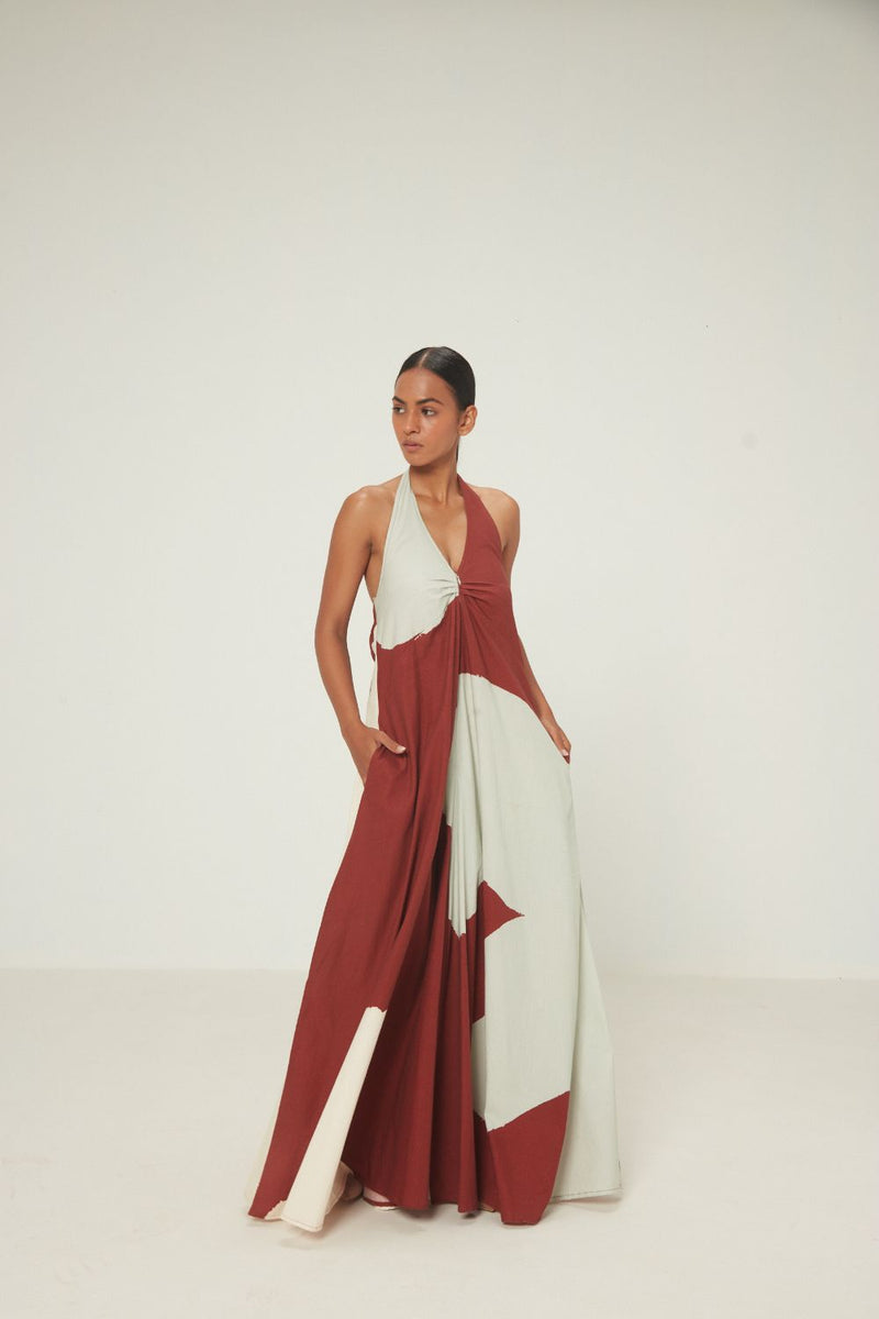 Geru Jumpsuit poplin by Khara Kapas in red for women Worldwide