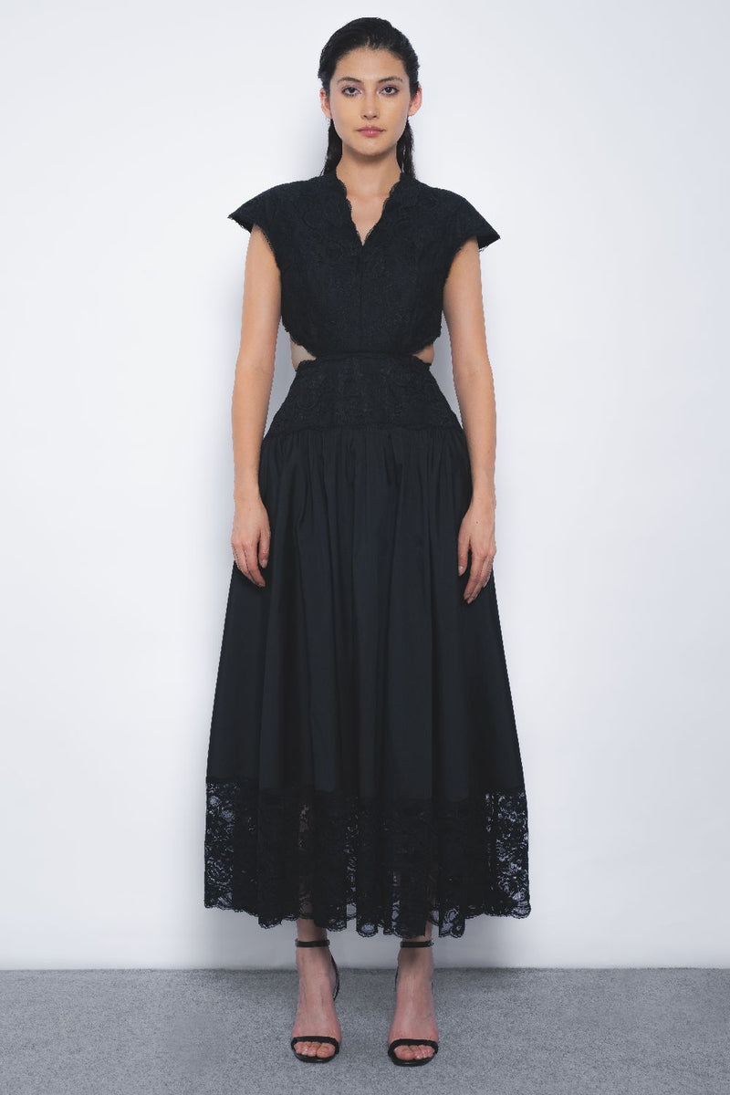 Kage Dress - Black by Leh Studios in black color for women Worldwide