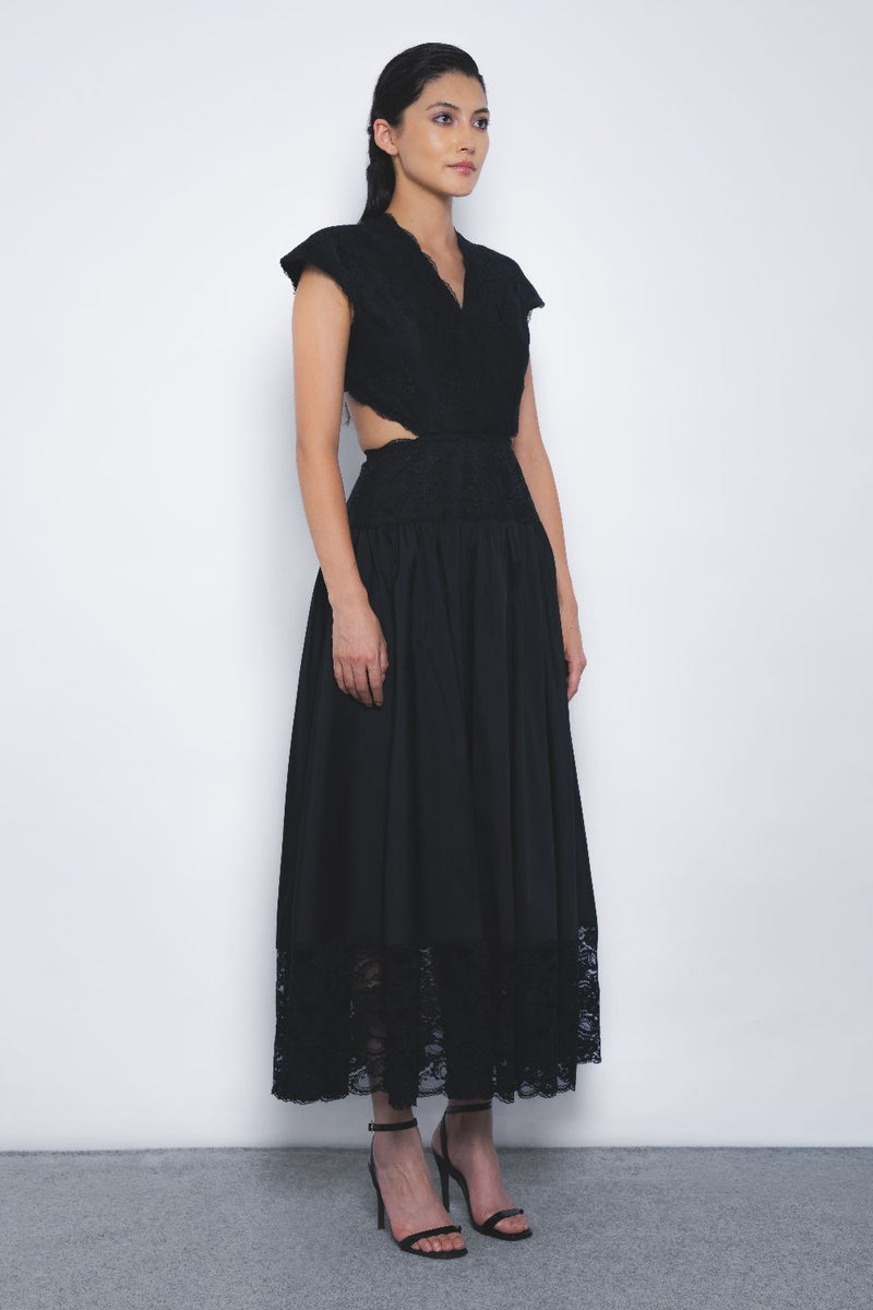 Kage Dress - Black by Leh Studios in black color for women Worldwide