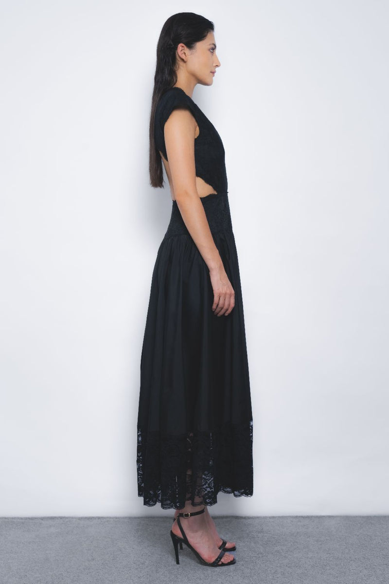 Kage Dress - Black by Leh Studios in black color for women Worldwide