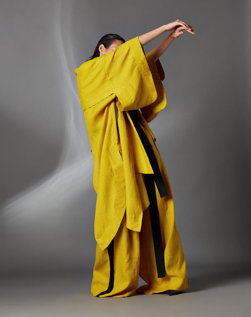 Kane Jacket-Mustard by Chola in mustard color for women Worldwide