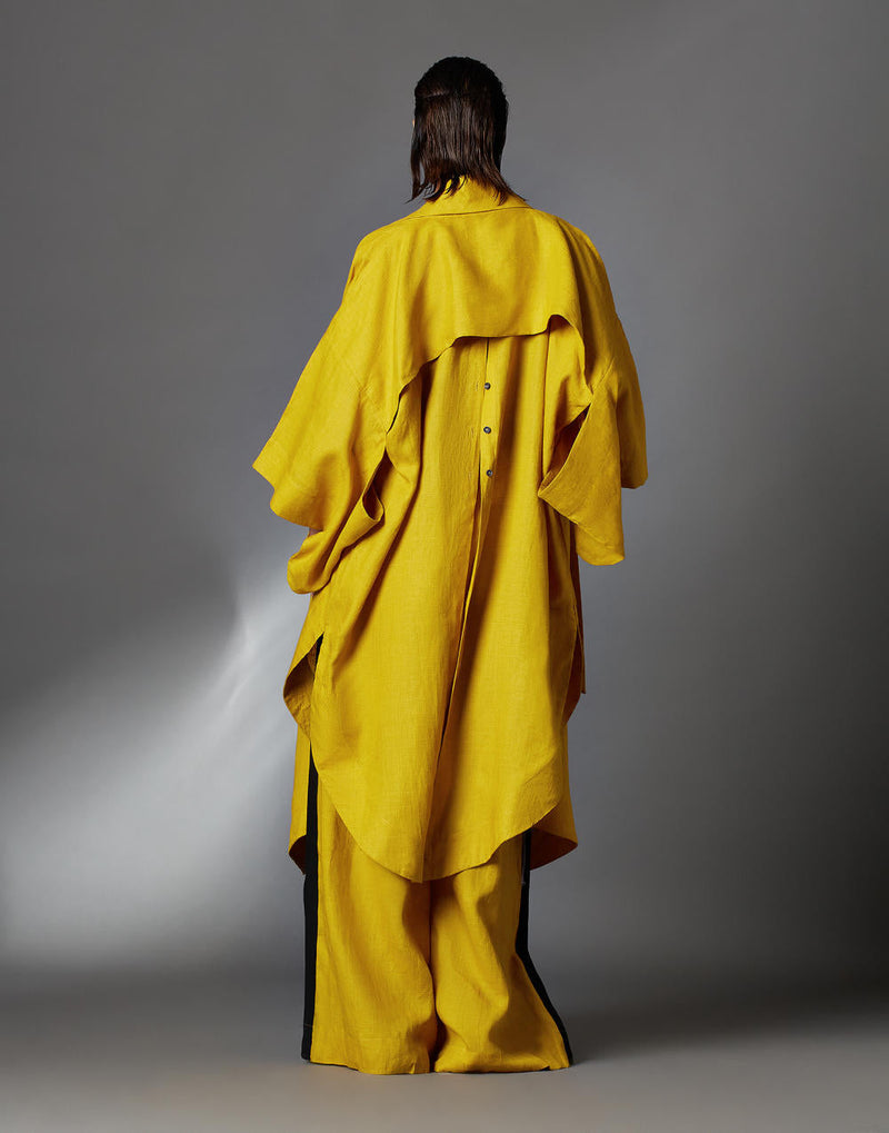 Kane Jacket-Mustard by Chola in mustard color for women Worldwide