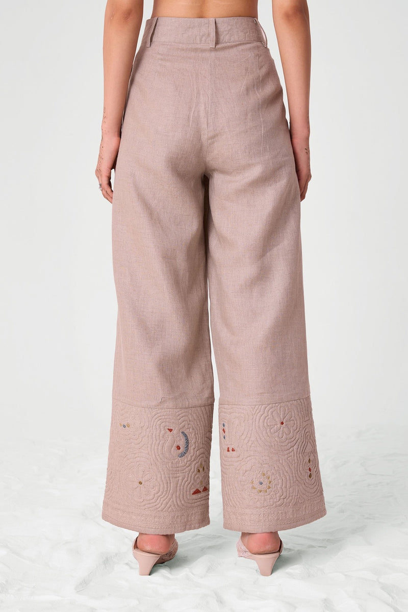 Kari hand Quilted Embroidered Pants