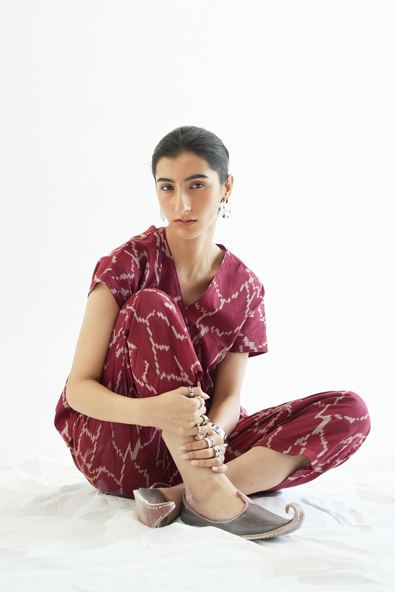 Kasuri Handwoven Ikat Pants
