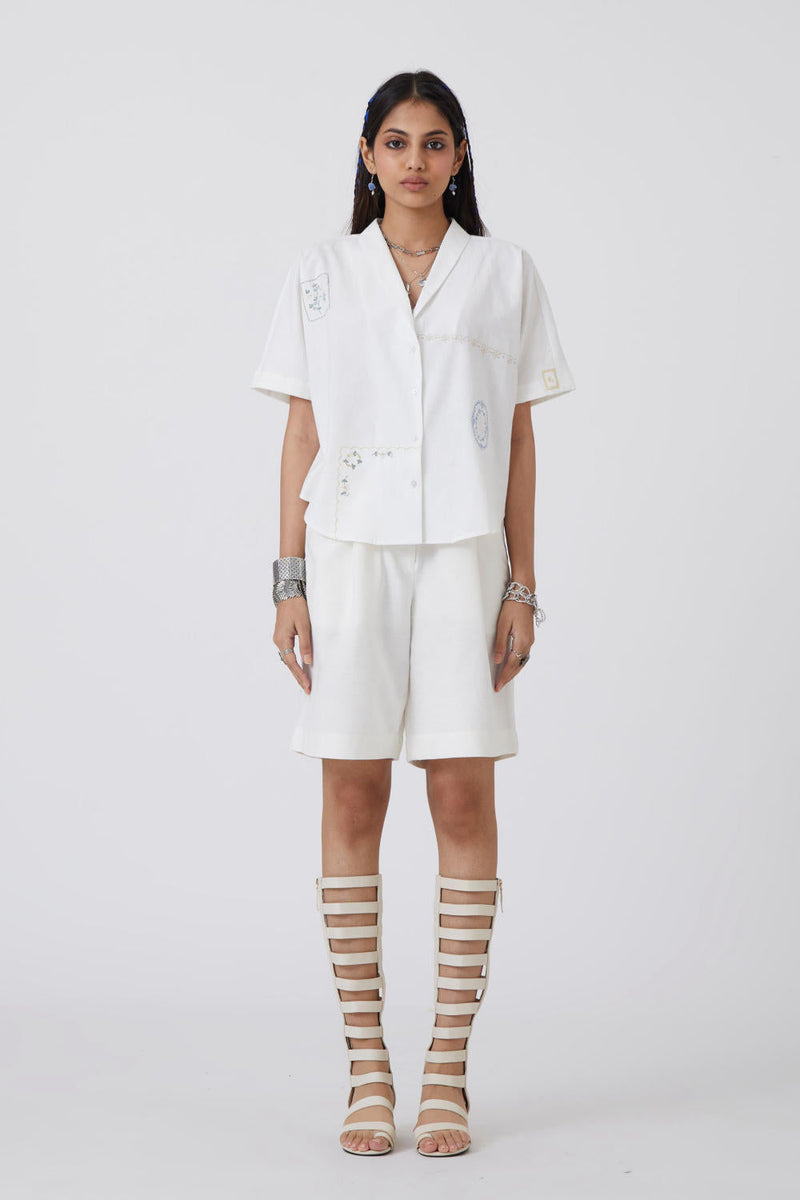 Kati - Shirt Top & Tunics by The Summer House in white color for women Worldwide