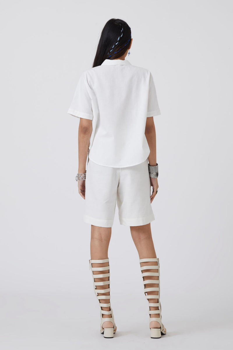 Kati - Shirt Top & Tunics by The Summer House in white color for women Worldwide