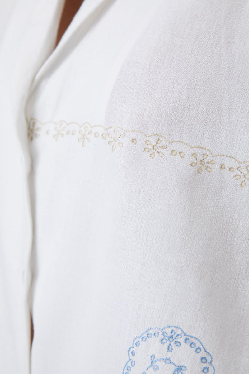 Kati - Shirt Top & Tunics by The Summer House in white color for women Worldwide
