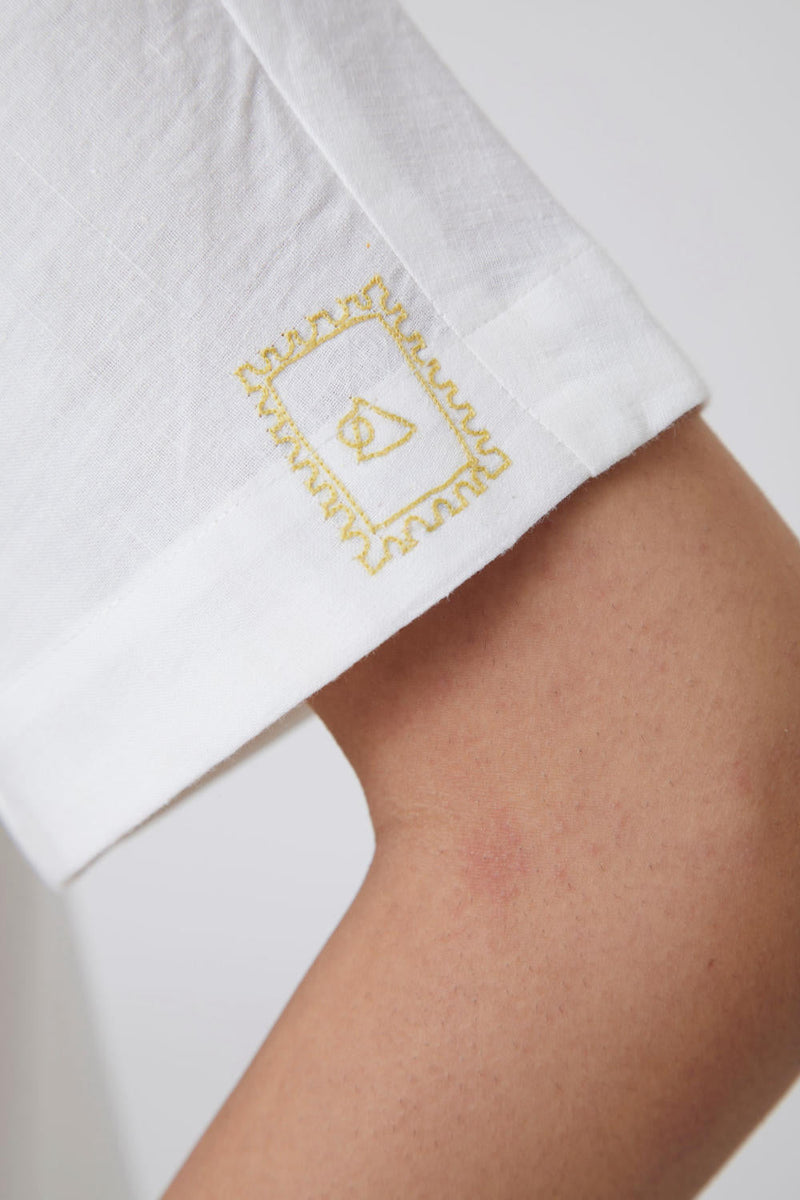 Kati - Shirt Top & Tunics by The Summer House in white color for women Worldwide