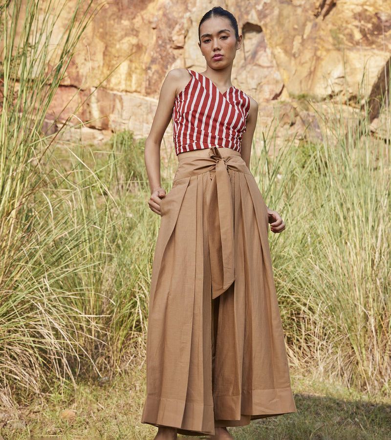 Threads Of Hope Wrap Top Top & Tunics by Khara Kapas for women Worldwide