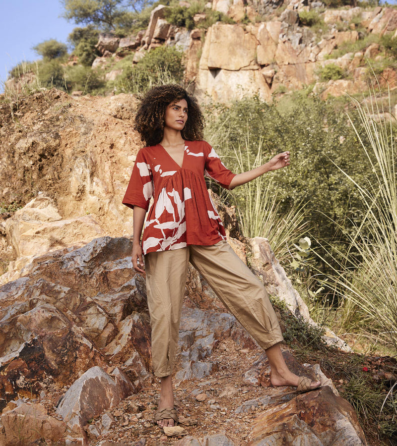 To The Horizon Trouser Bottoms by Khara Kapas for women Worldwide