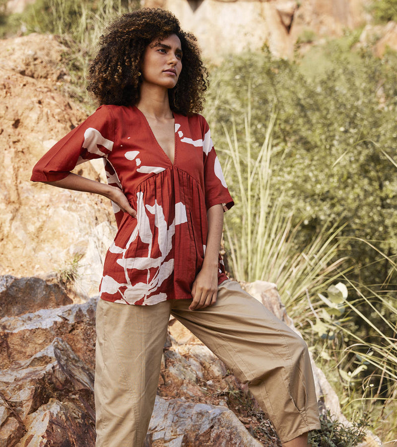To The Horizon Trouser Bottoms by Khara Kapas for women Worldwide