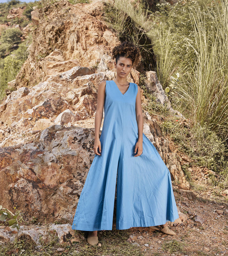 Whisper Of Air Jumpsuit Jumpsuits by Khara Kapas for women Worldwide