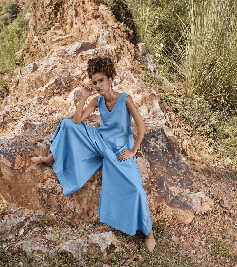 Whisper Of Air Jumpsuit Jumpsuits by Khara Kapas for women Worldwide
