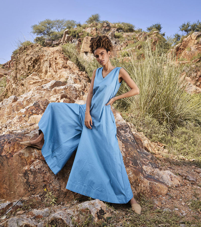 Whisper Of Air Jumpsuit Jumpsuits by Khara Kapas for women Worldwide