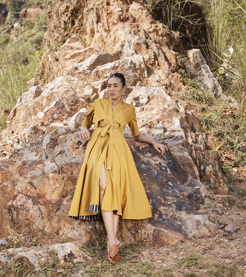 Those Days Midi Dress Dress by Khara Kapas for women Worldwide