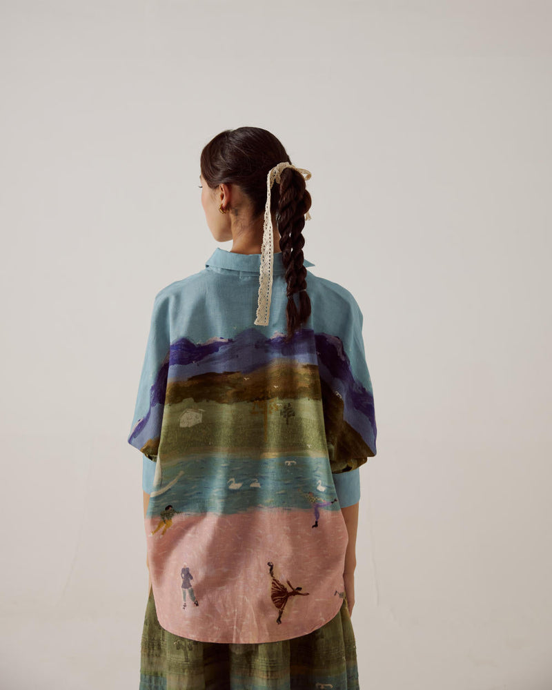 Kiera Shirt-Skater cotton by CORD in multi for women Worldwide
