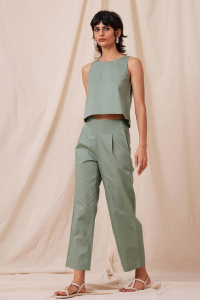 Kifli Sage Green Cotton Co-ord