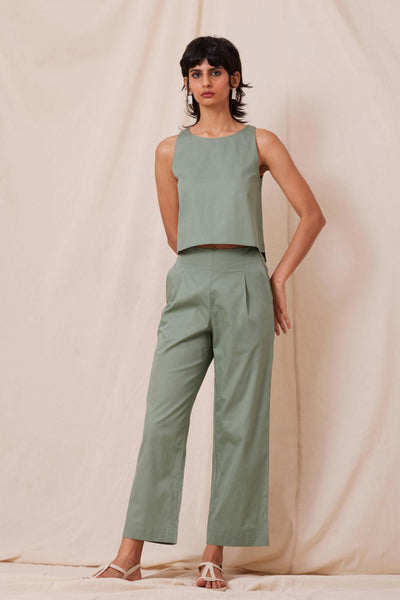 Kifli Sage Green Cotton Co-ord