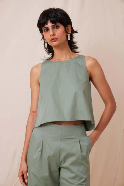 Kifli Sage Green Cotton Co-ord