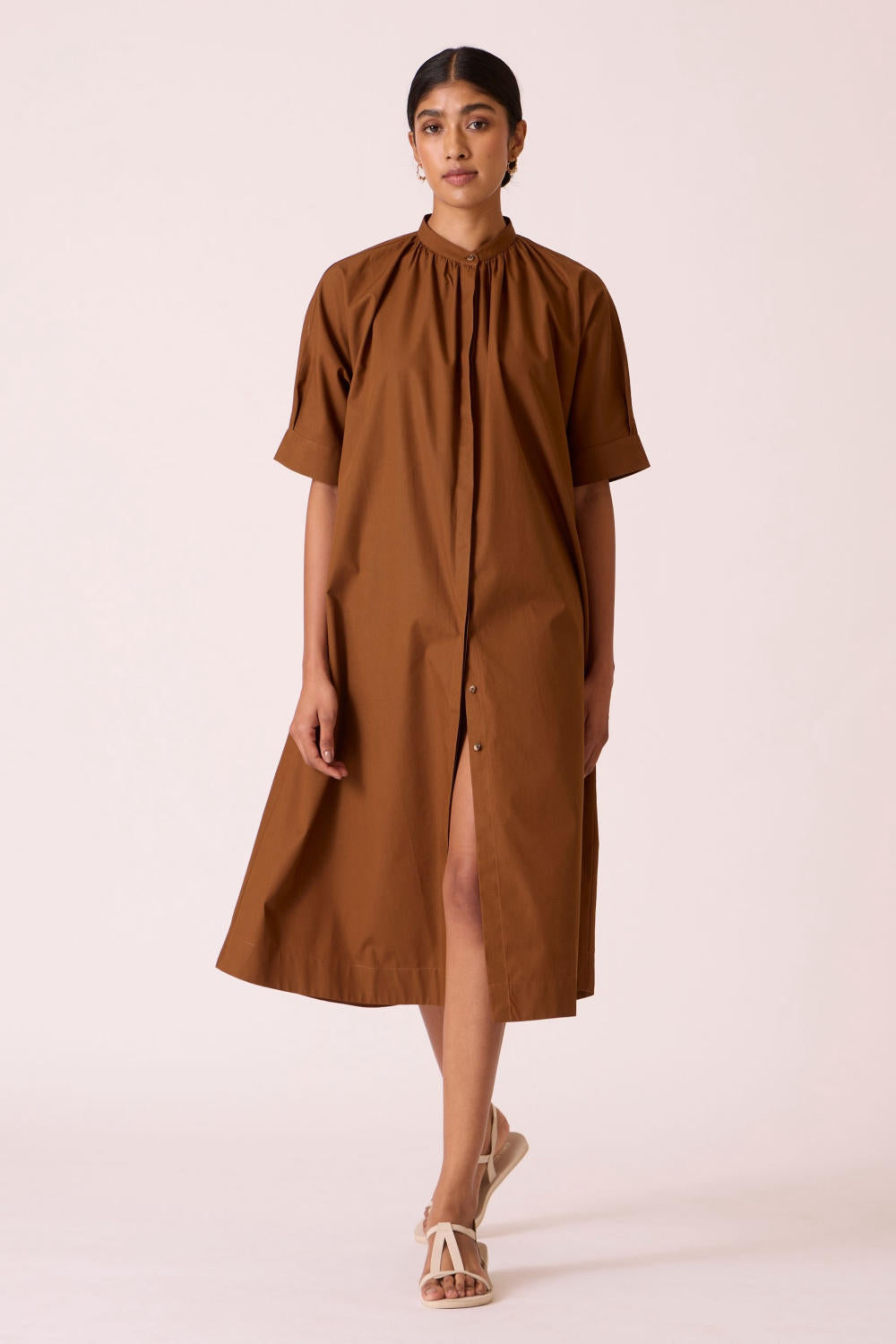 Klever Cotton Shirt Dress