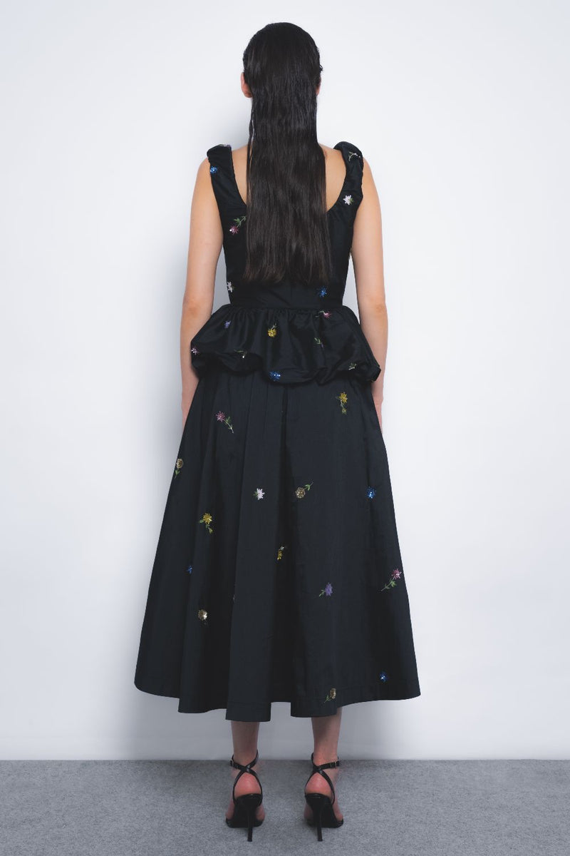 Koharu Dress - Black by Leh Studios in black color for women Worldwide
