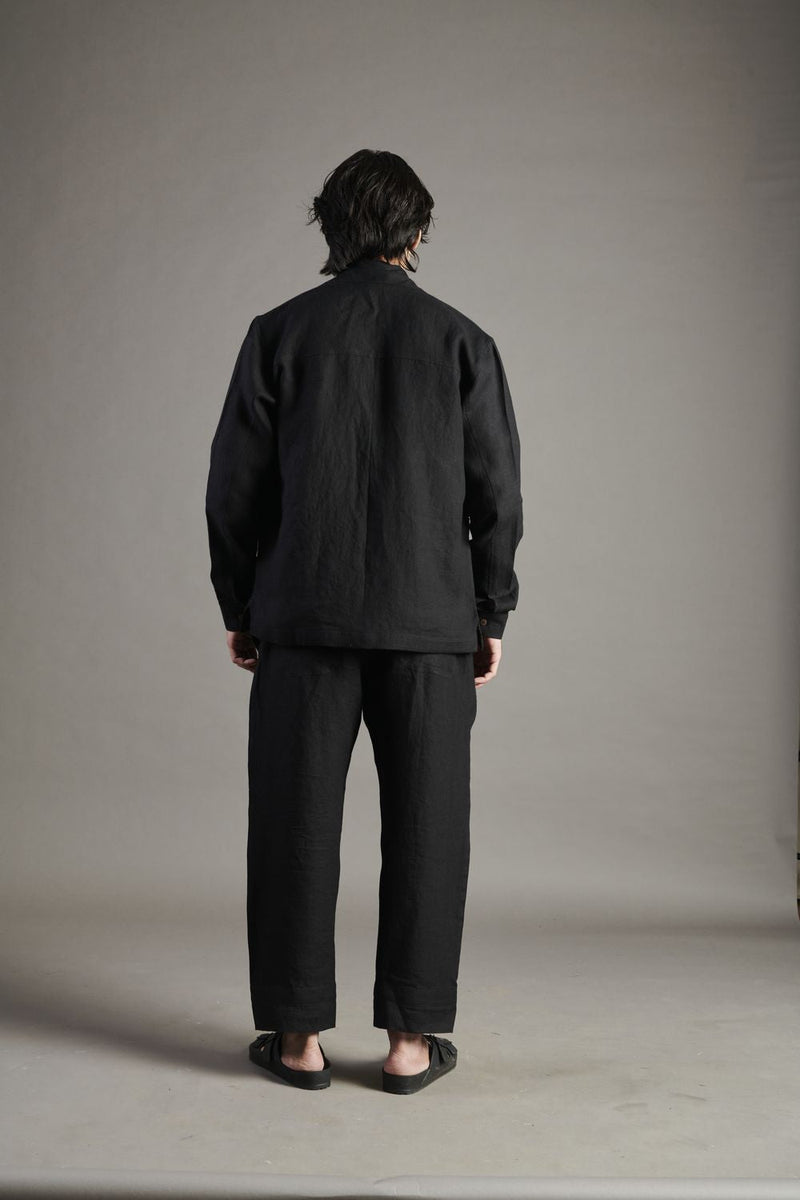 Kohl Linen Men's Overshirt linen by Saphed Men for men Worldwide
