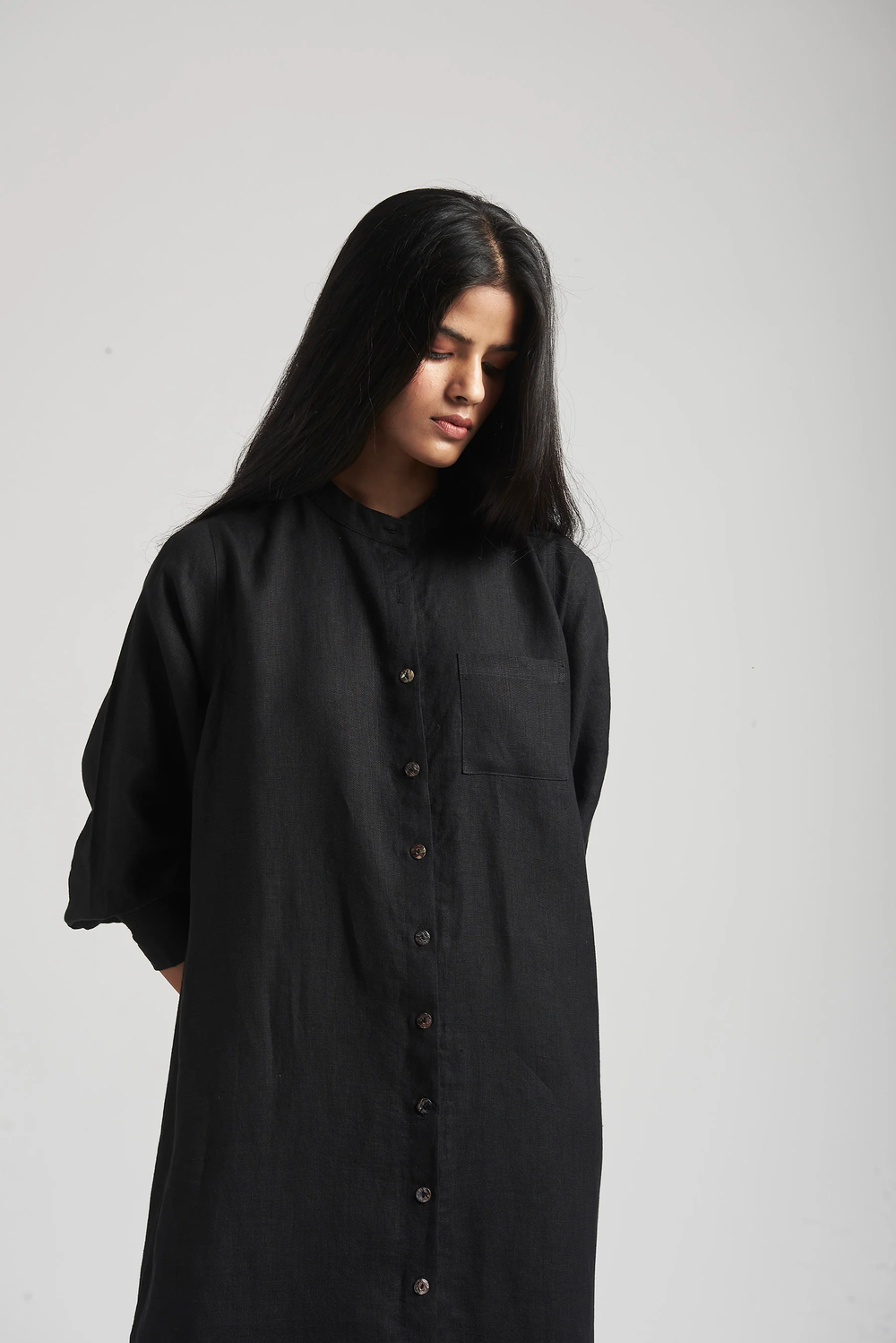 Kohl Linen Shirt Dress