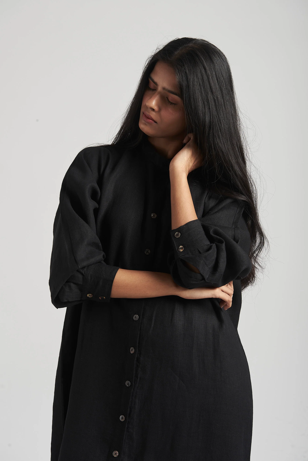 Kohl Linen Shirt Dress