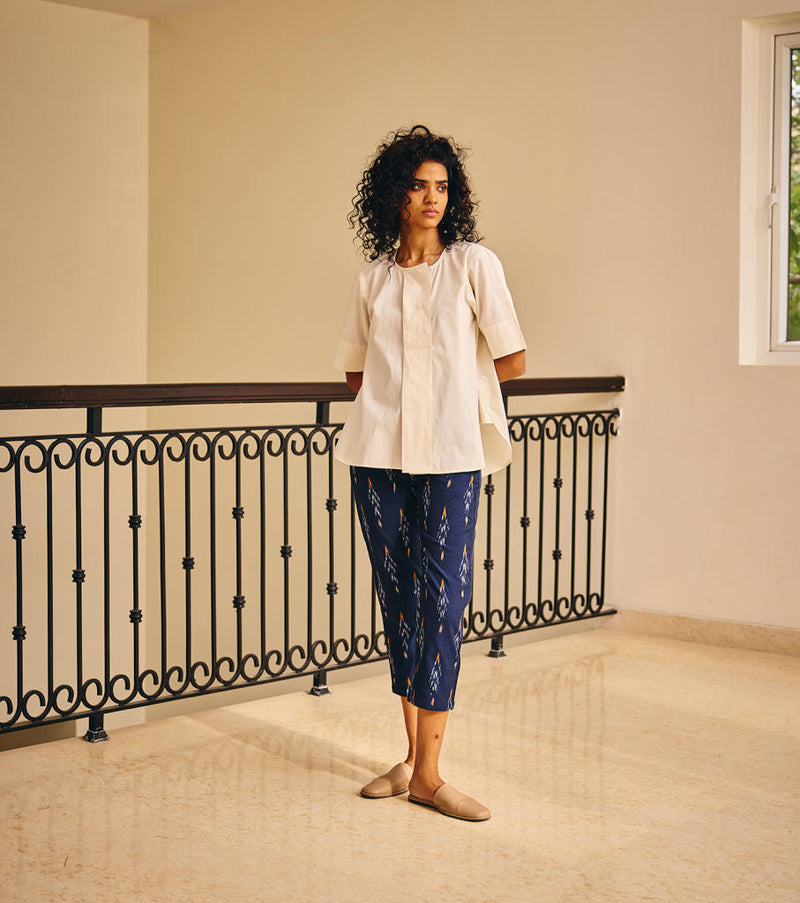 Komorebi Shirt poplin by Khara Kapas in white for women Worldwide