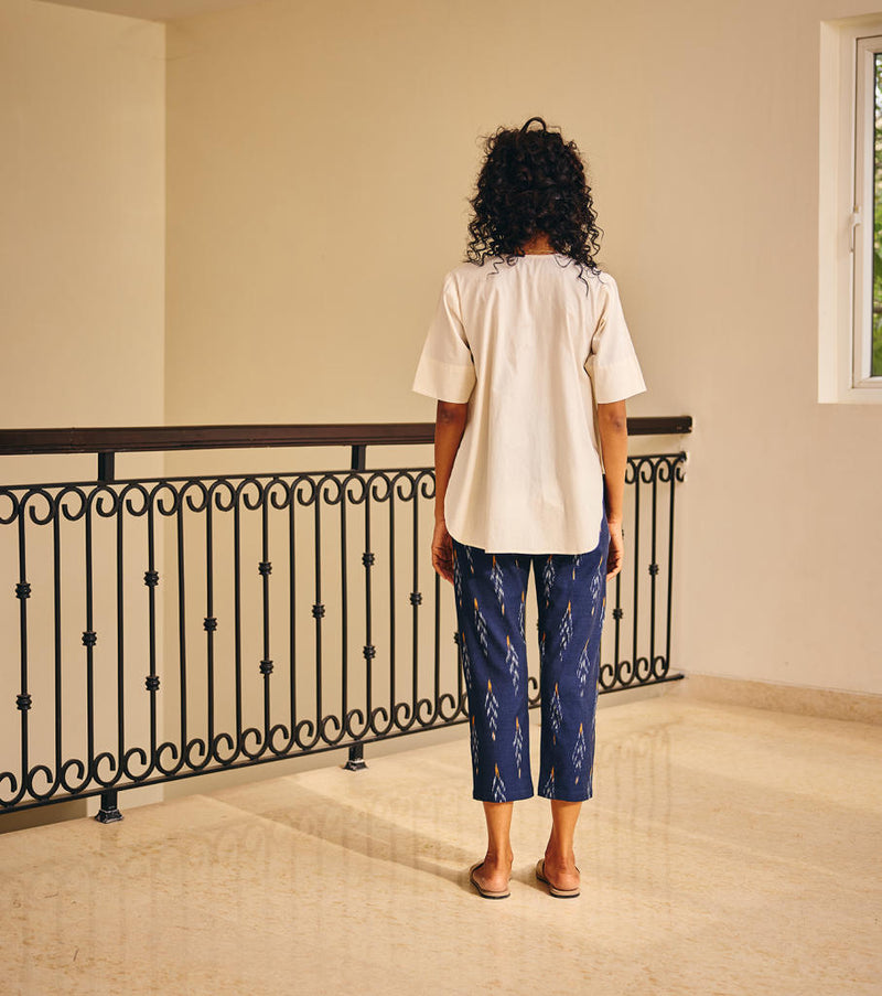 Komorebi Shirt poplin by Khara Kapas in white for women Worldwide