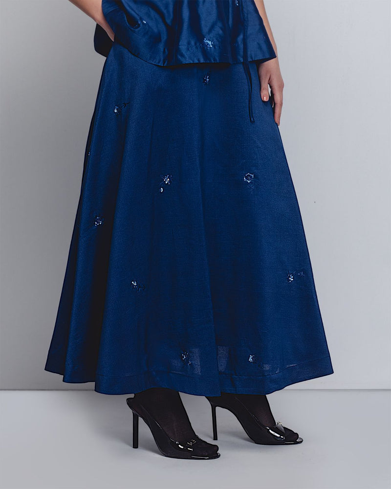 Lara Top - Indigo cotton by Leh Studios for women Worldwide