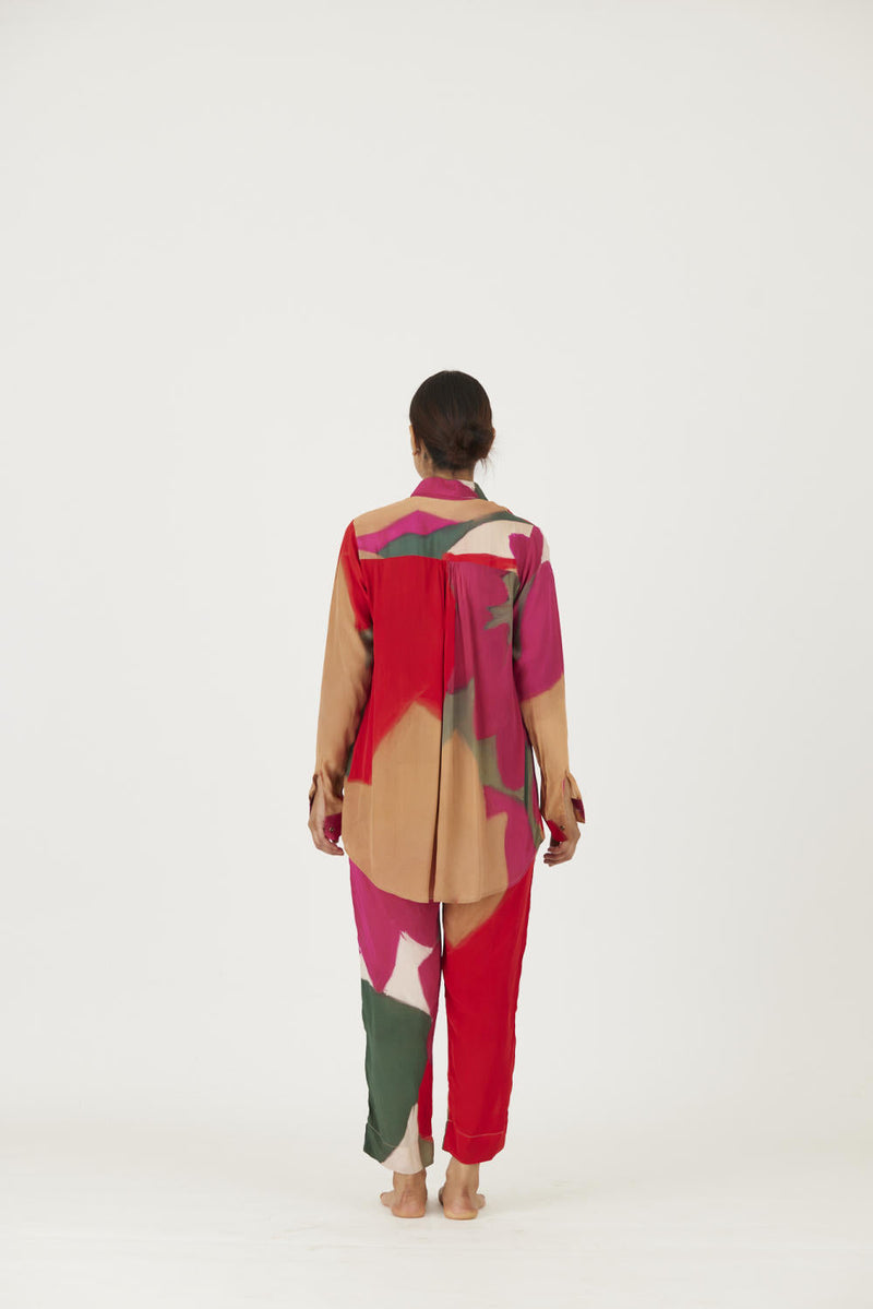 LEI LANI RED CO-ORD Co-ord Set by Yam for women Worldwide