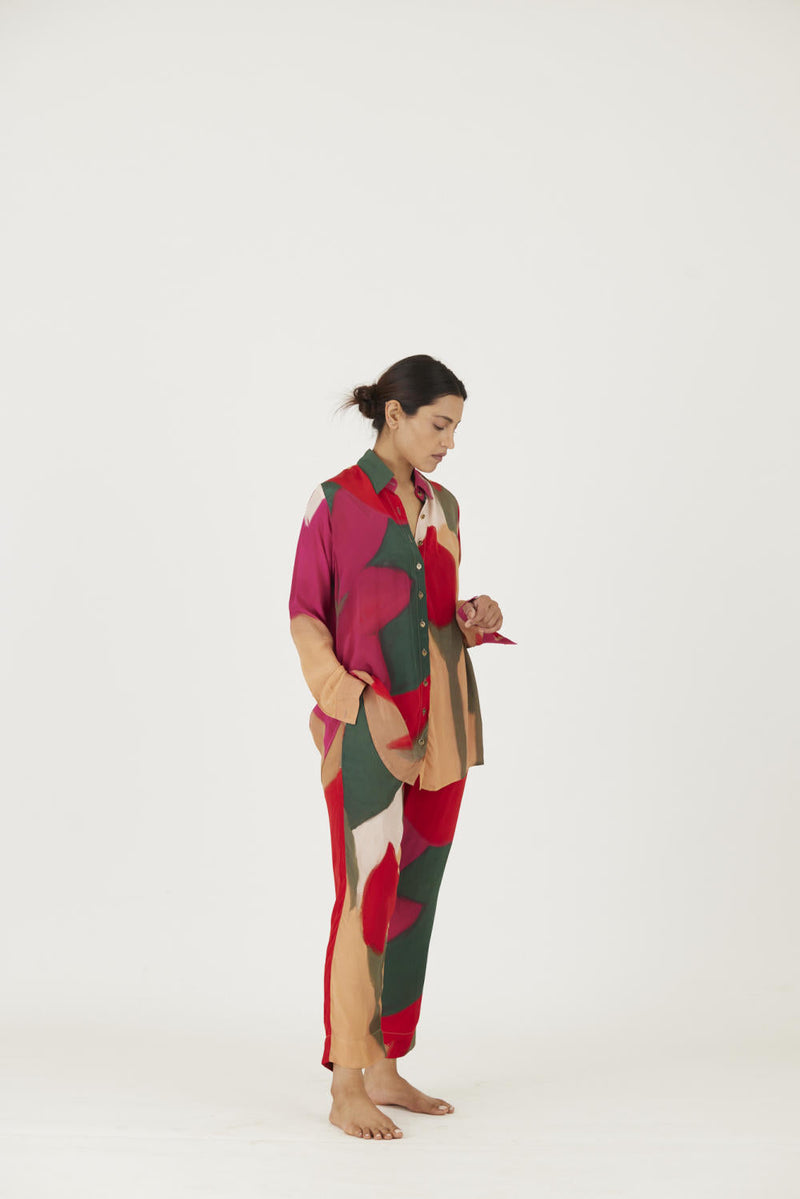 LEI LANI RED CO-ORD Co-ord Set by Yam for women Worldwide