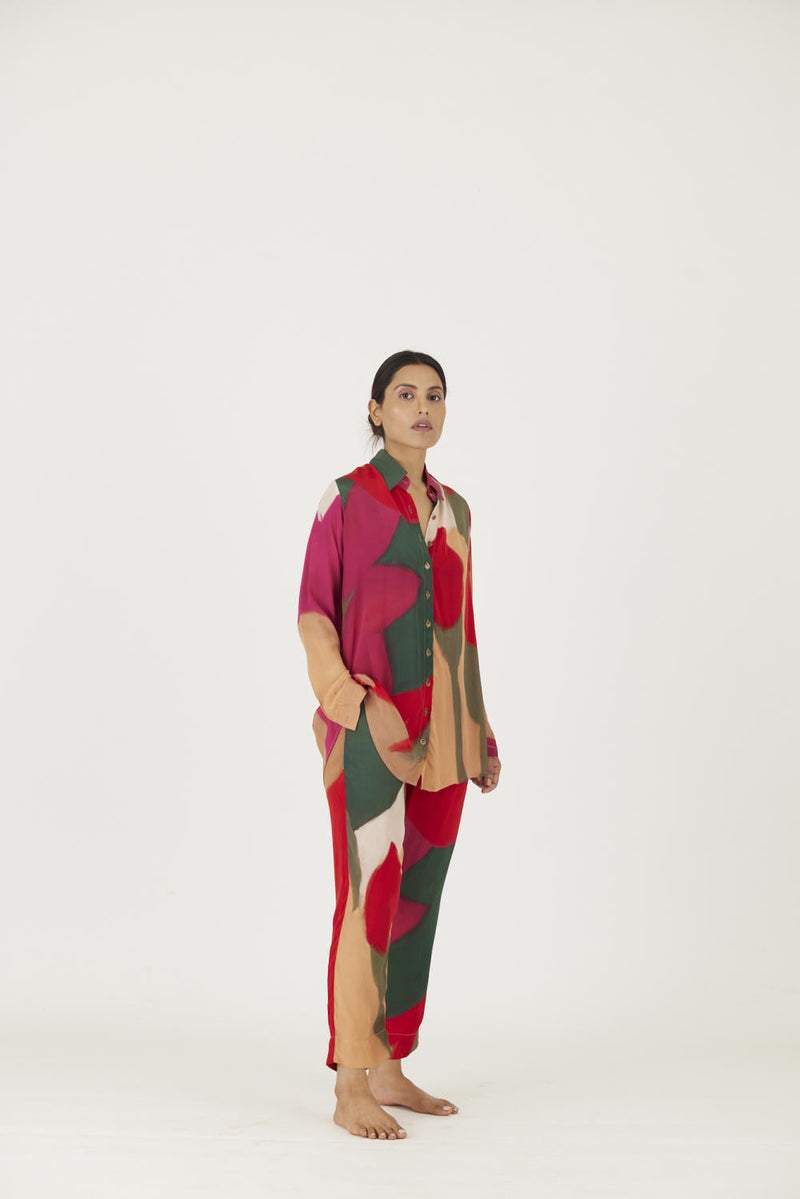 LEI LANI RED CO-ORD Co-ord Set by Yam for women Worldwide