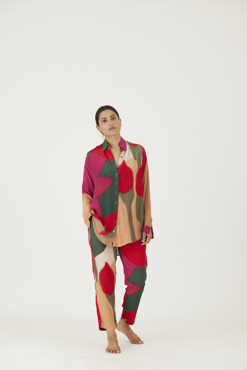 LEI LANI RED CO-ORD Co-ord Set by Yam for women Worldwide
