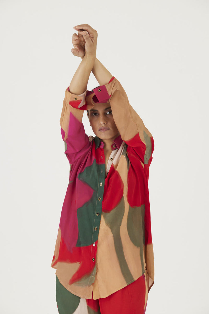 LEI LANI RED CO-ORD Co-ord Set by Yam for women Worldwide