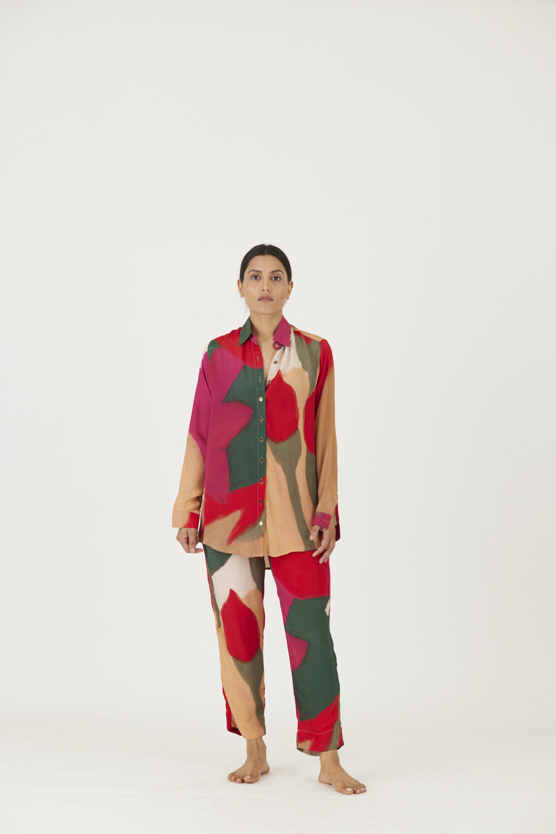 LEI LANI RED CO-ORD Co-ord Set by Yam for women Worldwide